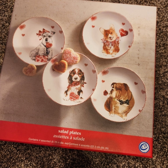 Pier one valentine salad plates - Picture 1 of 6